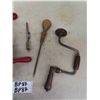 Image 3 : Vintage Hand Drill, Bit Brace, Old Wrenches, plus more