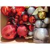 Image 2 : Large Box Loaded with Christmas Ornaments, Balls + Bows