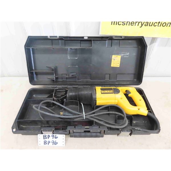 DeWalt Electric Reciprocating Saw 10 Amp with Hard Case