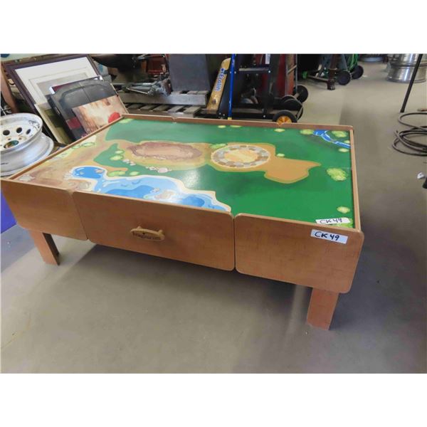 Kids Play Table with 2 Drawers 16  x 33  x 49  