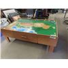 Image 1 : Kids Play Table with 2 Drawers 16" x 33" x 49" 