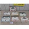 Image 1 : 7 Stock Certificates ; 2 Pan American World Airlines, Atlantic Richfield Company, 