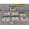 Image 1 : 7 Stock Certificates ; 2 Pan American World Airlines, Atlantic Richfield Company, 