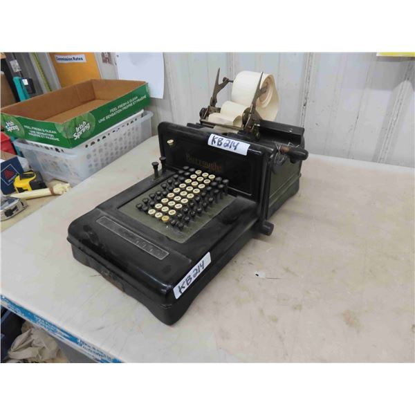 Antique Burroughs Adding Machine - Heavy Cast