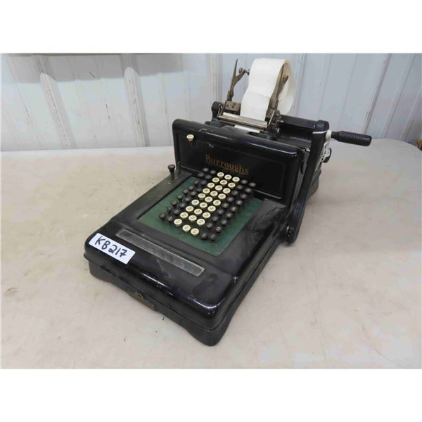Vintage Burroughs Adding Machine #2 - Heavy Cast