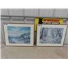 Image 1 : Pair of Framed Prints 16" x 20" - 1 Signed James Fan