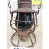 Image 2 : Antique E.T Wright & Company Hamilton, Railway Lantern with Red Globe - 