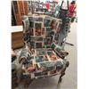 Image 2 : Pair of Very Cool Matching Highback Arm Chairs -Nice & Comfortable