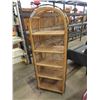 Image 1 : Wicker Book Shelf - 5 Tier 12" x 24" x 62"