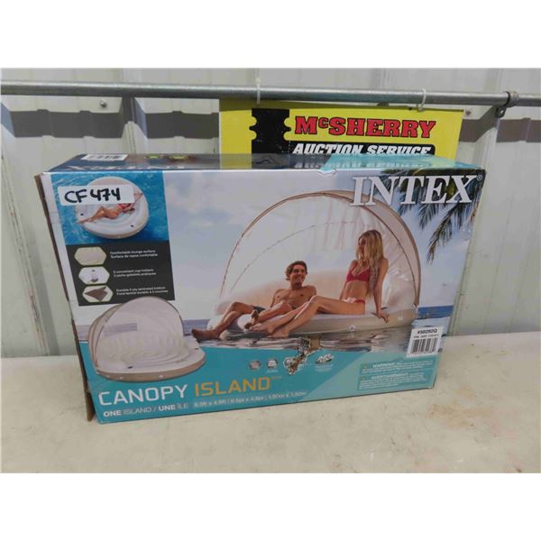 Intex Inflatable Canopy Island - Looks New in Box