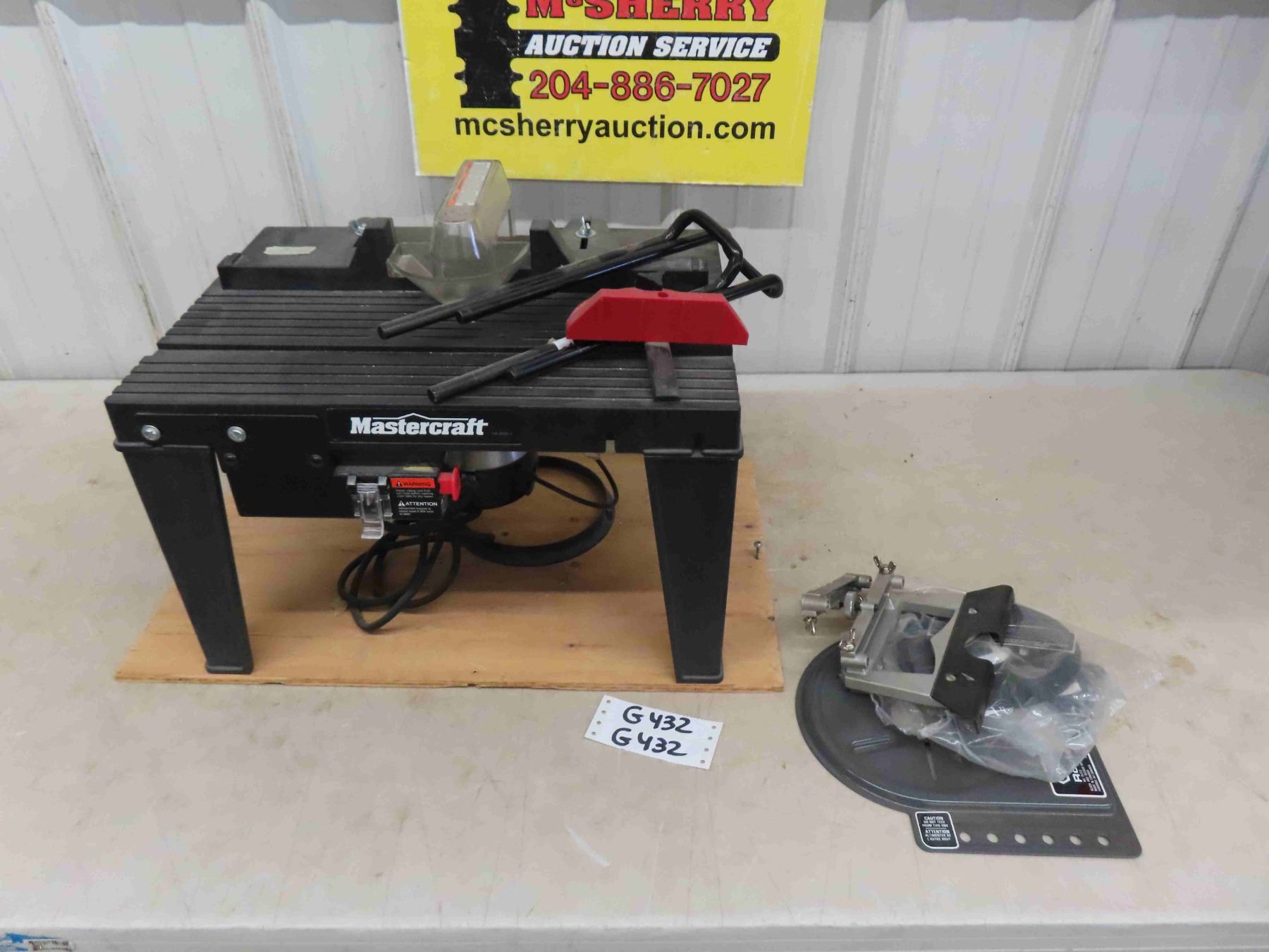 Craftsman Commercial Router & Mastercraft Router Table
