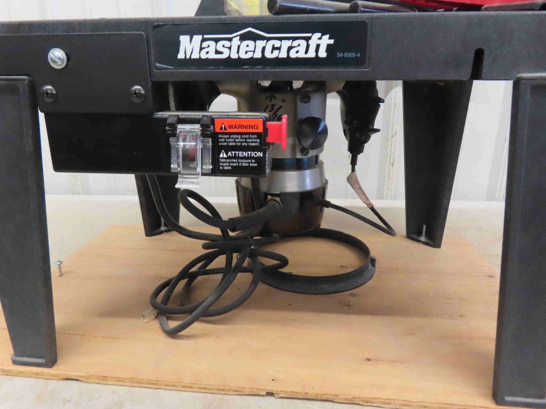 Craftsman Commercial Router & Mastercraft Router Table