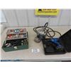 Image 1 : Old School Chrome Belt Sander, Dremel Rotary Tool Kit with Accessories, Mastercraft