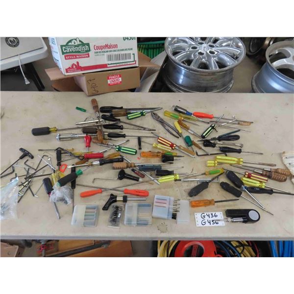 Screwdrivers, Nut Drivers, Allen Keys, Driver Bits