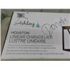 Image 2 : Ashley Harbour Lighting Houston Linear Chandelier - New in Box 