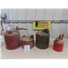 Image 1 : 4 Gas Cans - Metal & Old 