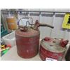 Image 5 : 4 Gas Cans - Metal & Old 
