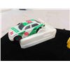 Image 2 : (2) 1996 Mattel Hot Wheels HO Slot Car Starter / Charger #24 Fugi Film & #35 Pirelli