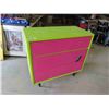 Image 1 : Painted Wood 3 Drawer Dresser - NO Handles 18.5" x 34.5" x 36"