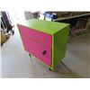 Image 2 : Painted Wood 3 Drawer Dresser - NO Handles 18.5" x 34.5" x 36"