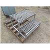 Image 1 : Aluminum Steps 2 Step Riser 18" rise x 28" x 30" deep