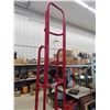 Image 3 : Very Large 2 Wheel Hand Truck Dolly 87" Tall for Bread or Potato Chips- Forks, NO Platform, Plastic 