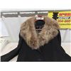 Image 2 : Vintage Ladies Fur Collared Coat 45" Long