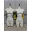 Image 1 : 2 Plastic Mannequin Body - Female 36" Tall