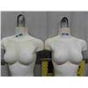 Image 2 : 2 Plastic Mannequin Body - Female 36" Tall