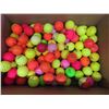 Image 2 : 90 Assorted Colored Golf Balls ; Top Flite, Pinnacle, Spalding, plus more