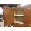 Image 14 : Oak Kitchen Hoosier with Lots of Features including Lazy Suzy Spice Rack 