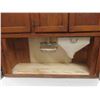 Image 6 : Oak Kitchen Hoosier with Lots of Features including Lazy Suzy Spice Rack 