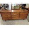 Image 2 : Mid Century 3 Piece Bedroom Suite : 9 Drawer Dresser 31'' x 72'' x 18'' with 