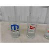 Image 2 : 4 Mopar Drinking Glass - 2 Built Up Dodge Nascars, 2 STP Nascar Models in Plastic