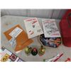 Image 10 : Vintage Thermos Cooler, Swizzle Sticks, Coke Spoons, Travellers Road Toll Data Books,