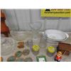 Image 4 : Assorted Gems ; Punch Bowls, Casserole Dishes, 3 Tier Corner Shelf, Coasters, Vase, 