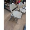 Image 2 : 3 Folding Metal Chairs