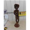 Image 1 : Wood Carved Statue 34'' Tall