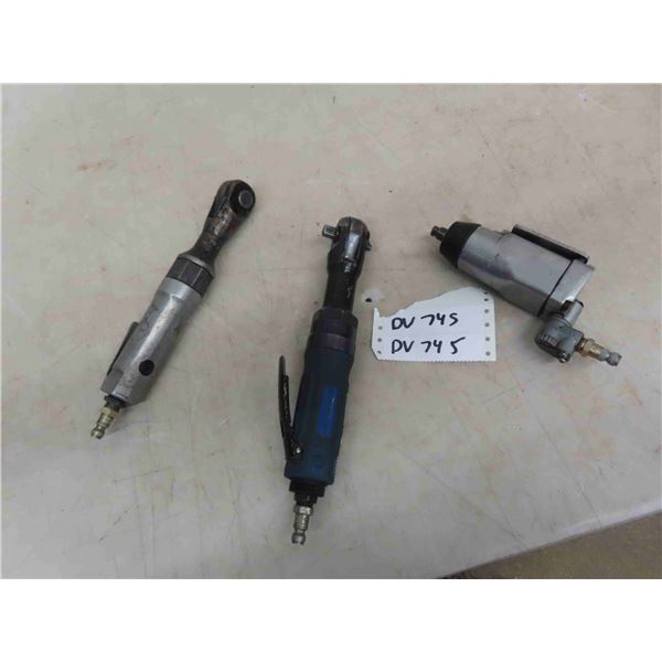 3 Air Tools : 1/2'' Ratchet, 3/8'' Ratchet, 3/8'' Butterfly Impact