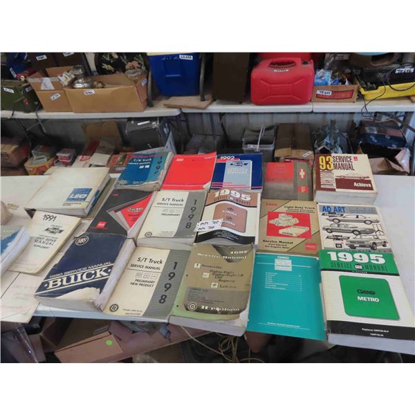 18 Manuals: GM, Buick, Metro, Geo, Plus