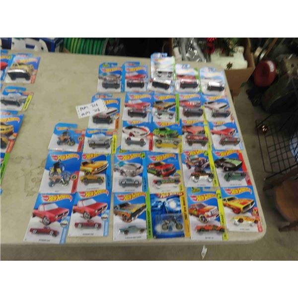 29 Hot Wheels in Packages