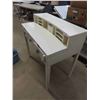 Image 2 : Painted Desk with Hutch 36'' x 36'' x 20''