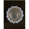 Image 2 : Vintage Opalescent Hobnail Crimped Vase. Approx. 4" H