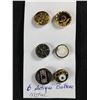 Image 2 : Antique Metal Buttons ( 10 Buttons)