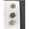 Image 2 : Antique Metal Flower Buttons