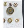 Image 2 : Antique Mother of Pear lMetal Buttons