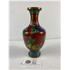 Image 1 : Vintage 7" Tall Cloisonne Vase