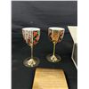 Image 2 : Kutani Porcelain Wine Goblets 1980's