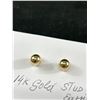 Image 2 : 14k Gold Stud Earrings