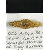 Image 2 : Antique 9 Carat Gold Victorian Brooch